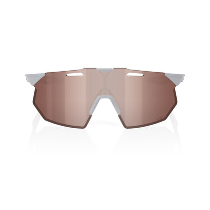 HYPERCRAFT SQ  Matte Stone Grey - HiPER Crimson Silver Mirror Lens