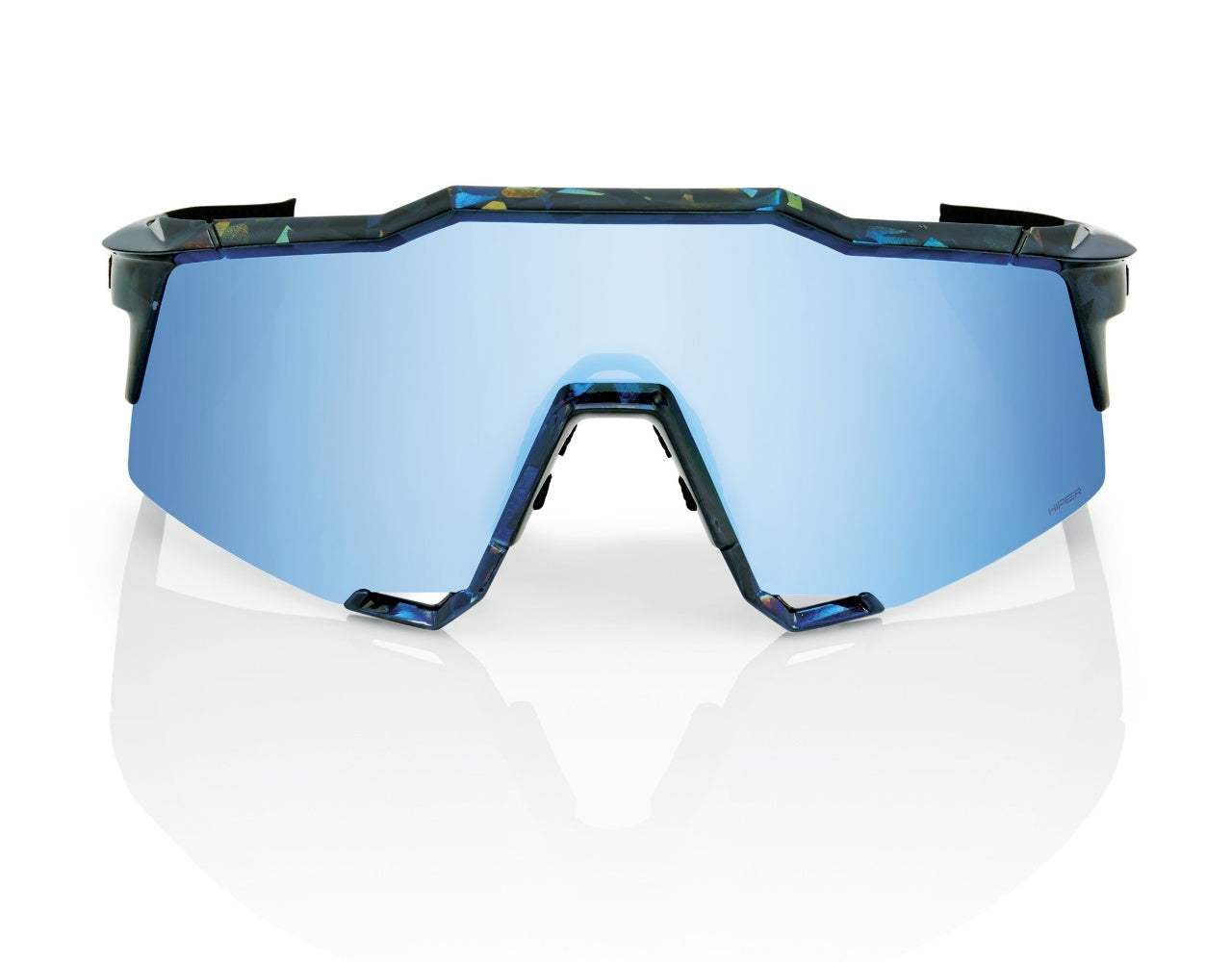 SPEEDCRAFT - Black Holographic - HiPER Blue Multilayer Mirror Lens