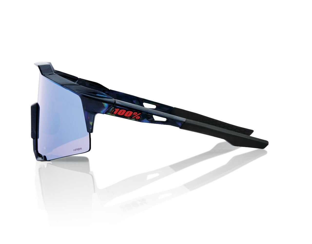 SPEEDCRAFT - Black Holographic - HiPER Blue Multilayer Mirror Lens