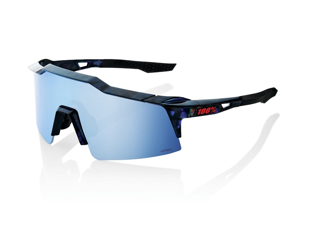 SPEEDCRAFT SL - Black Holographic - HiPER Blue Multilayer Mirror Lens