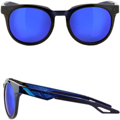 100% CAMPO Polished Translucent Blue - Electric Mirror Lens