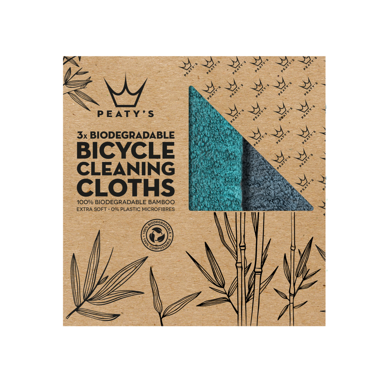 Peaty's Bamboo Bicycle Cleaning Cloths