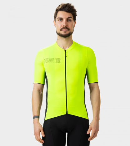 Short Sleeve Jersey Solid Color Block