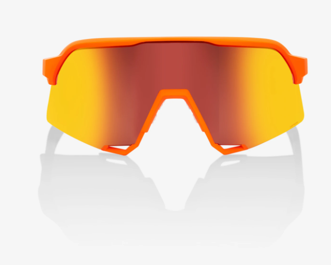 100% S3® Neon Orange HiPER® Red Multilayer Mirror Lens + Clear Lens Included