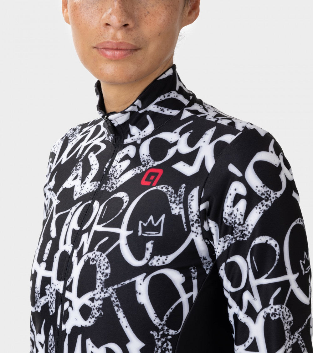 ALE DONNA LS JERSEY SOLID RIDE