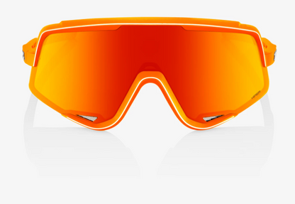 100% GLENDALE® Neon Orange HiPER® Red Multilayer Mirror Lens