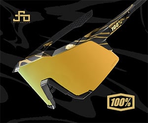 100% Speedcraft - P. Sagan Limited Edition - Matte Metallic Gold Flake