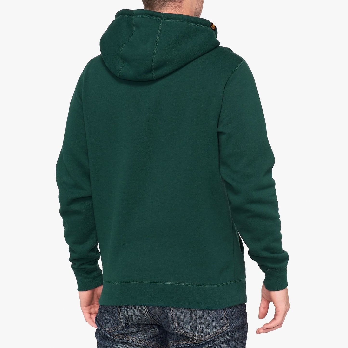 100%  TRIBUTE Hooded Pullover Sweatshirt Emerald