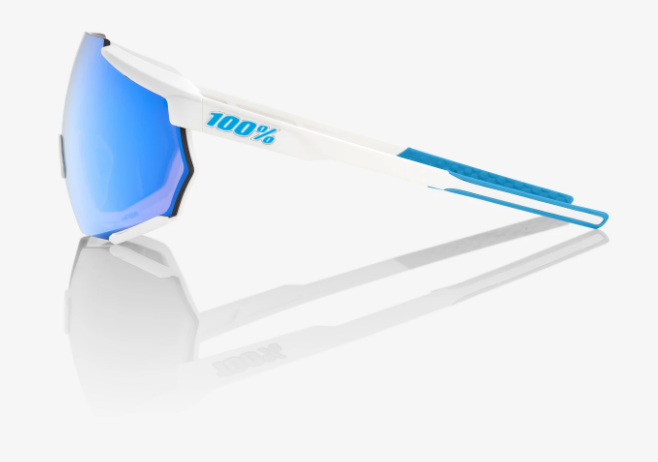 100% RACETRAP® SE Movistar Team White HiPER® Blue Multilayer Mirror Lens + Clear Lens Included