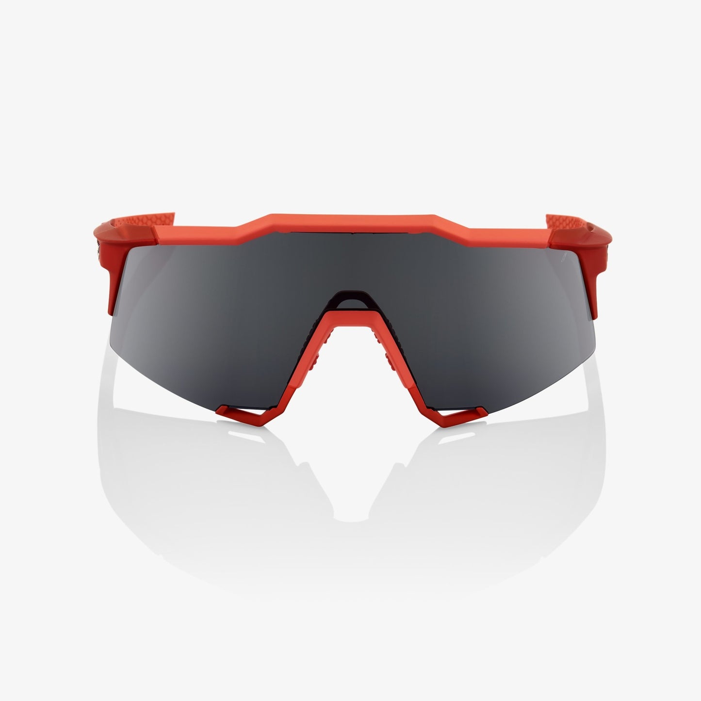 100% SPEEDCRAFT® - Soft Tact Coral - Black Mirror Lens + Clear Lens Included