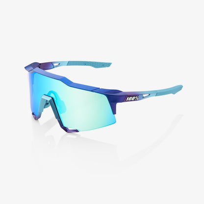 100% SPEEDCRAFT® Matte Metallic Into the Fade Blue Topaz Multilayer Mirror Lens + Clear Lens Included