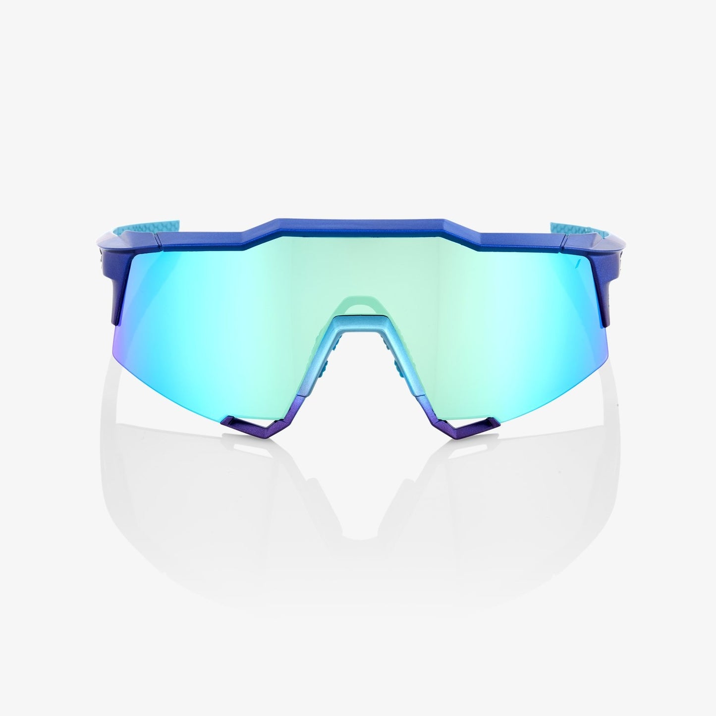 100% SPEEDCRAFT® Matte Metallic Into the Fade Blue Topaz Multilayer Mirror Lens + Clear Lens Included