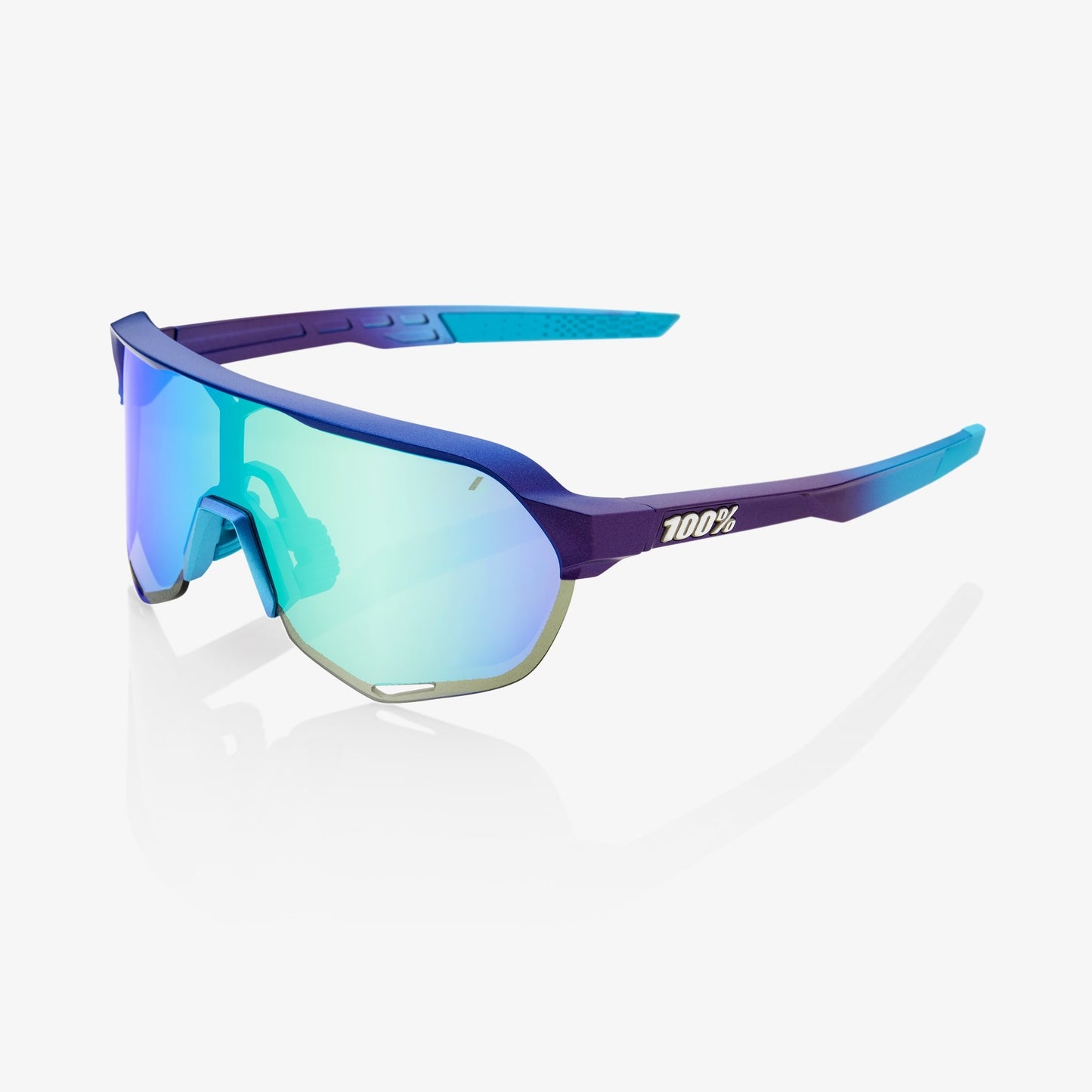 S2® Matte Metallic Into the Fade Blue Topaz Multilayer Mirror Lens + Clear Lens Included