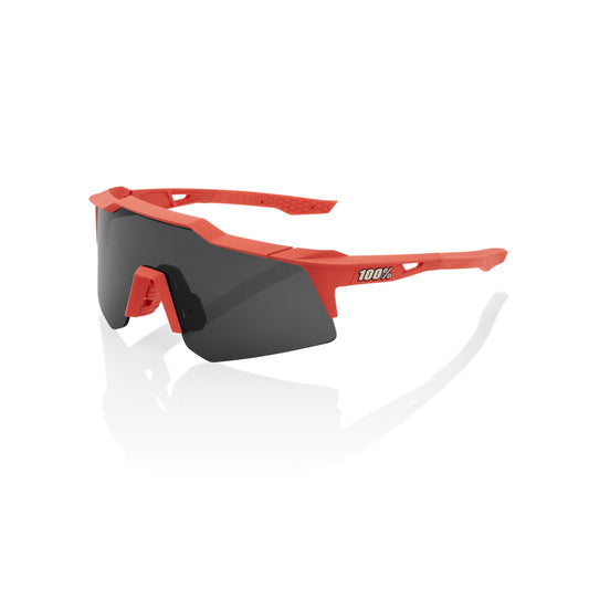 100% SPEEDCRAFT® XS Soft Tact Coral Smoke Lens + Clear Lens Included