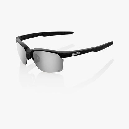 100% SPORTCOUPE® Matte Black HiPER® Silver Mirror Lens + Clear Lens Included