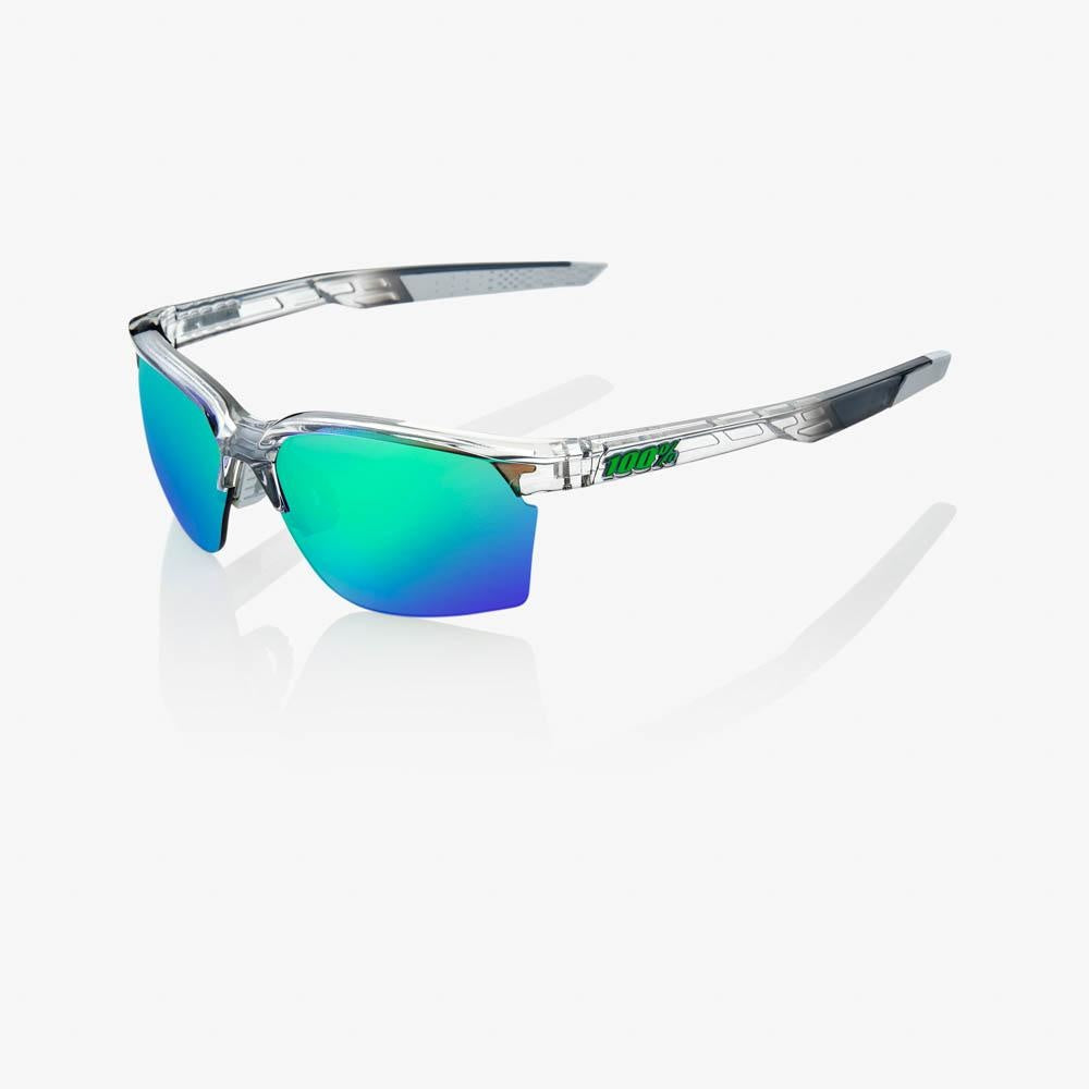 100% SPORTCOUPE® Polished Translucent Crystal Grey Green Multilayer Mirror Lens + Clear Lens Included