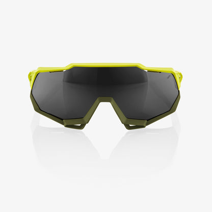 100% SPEEDTRAP® Soft Tact Banana Black Mirror Lens + Clear Lens Included