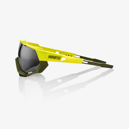 100% SPEEDTRAP® Soft Tact Banana Black Mirror Lens + Clear Lens Included