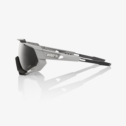 100%  SPEEDTRAP® Soft Tact Stone Grey Smoke Lens + Clear Lens Included