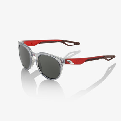 100% Campo Polished Crystal Grey - Smoke Lens