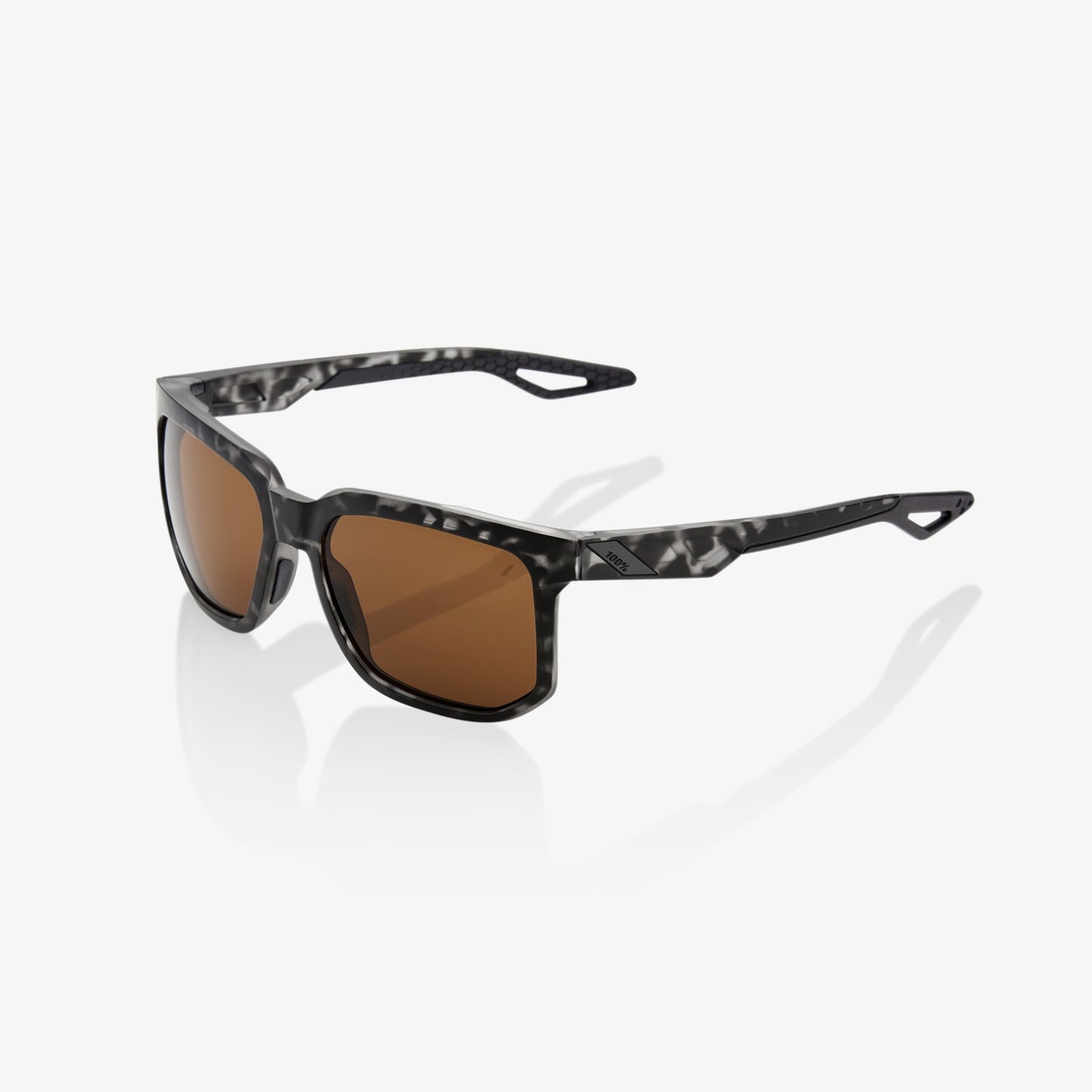 100% CENTRIC Matte Black Havana - Bronze Lens