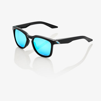 100%  HUDSON Matte Black - HiPER® Blue Multilayer Mirror Lens