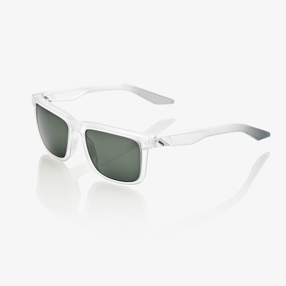 100%  BLAKE Matte Translucent Crystal Clear - Grey Green Lens