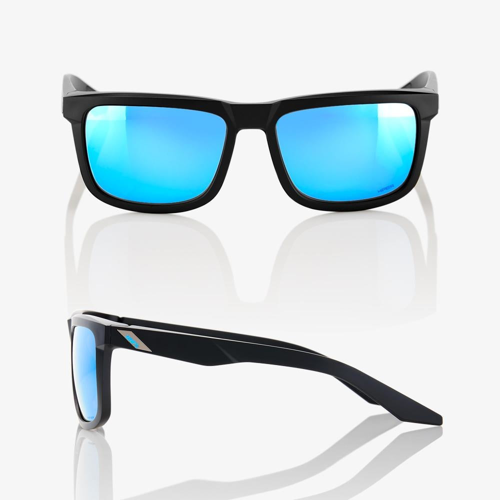 100%  BLAKE Matte Black - HiPER® Blue Multilayer Mirror Lens