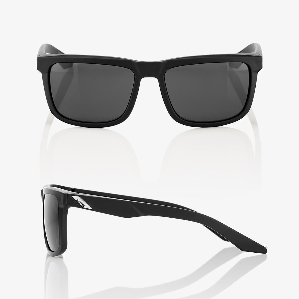 100%  BLAKE Soft Tact Black - Smoke Lens