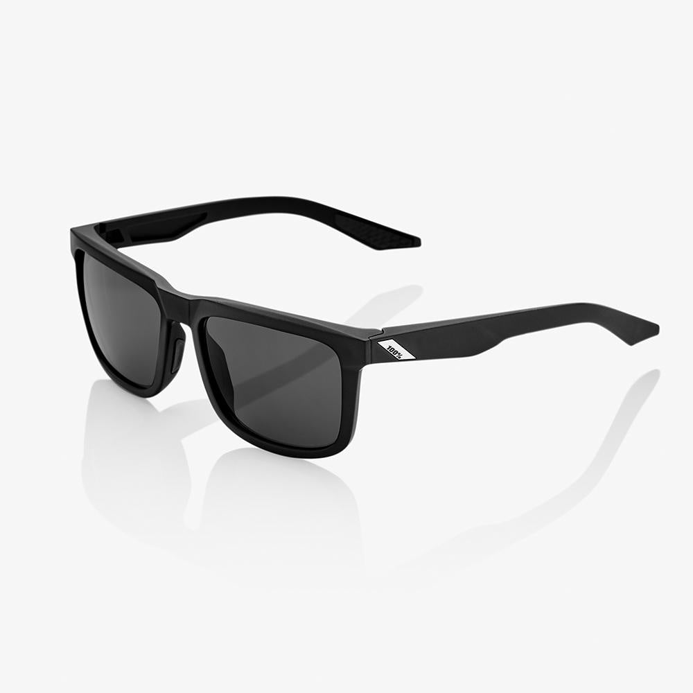 100%  BLAKE Soft Tact Black - Smoke Lens