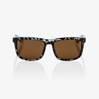 100% BLAKE Matte Black Havana - Bronze Lens