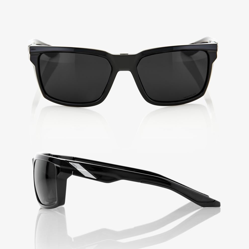 100%  DAZE Polished Black - Grey PEAKPOLAR Lens