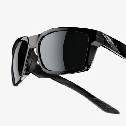 100%  DAZE Polished Black - Grey PEAKPOLAR Lens