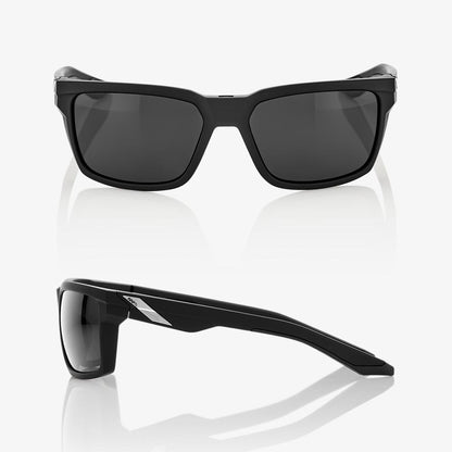 100%  DAZE Soft Tact Black - Smoke Lens