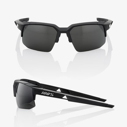 100% SPEEDCOUPE® Soft Tact Black Smoke Lens + Clear Lens Included