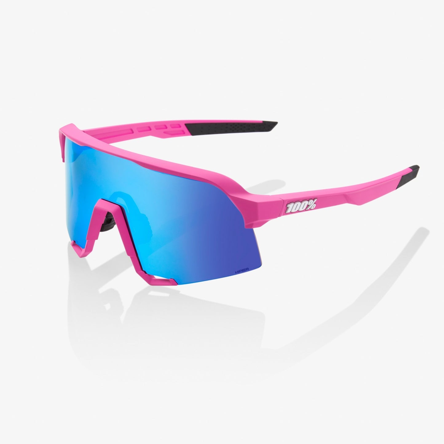 100% S3® Matte Pink HiPER® Blue Multilayer Mirror Lens + Clear Lens Included