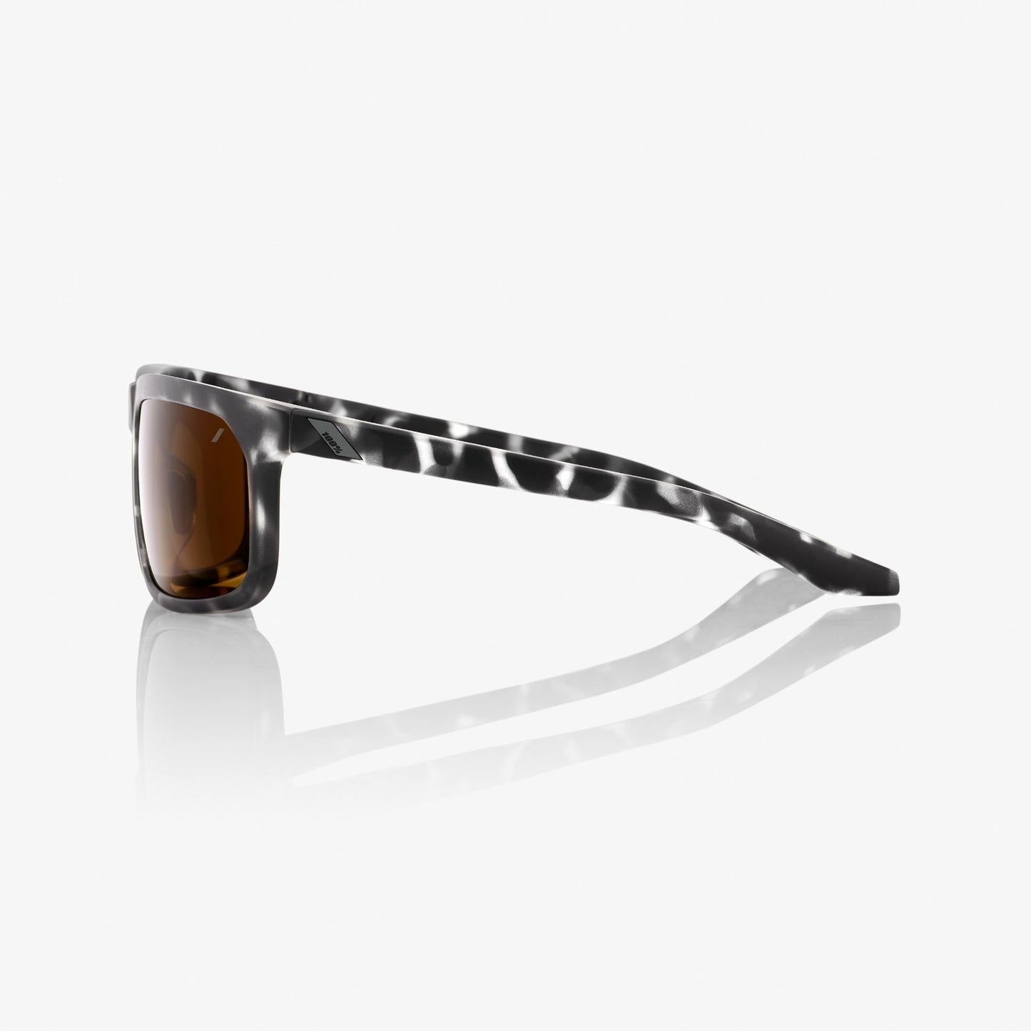 100%  HAKAN Matte Black Havana - Bronze Lens