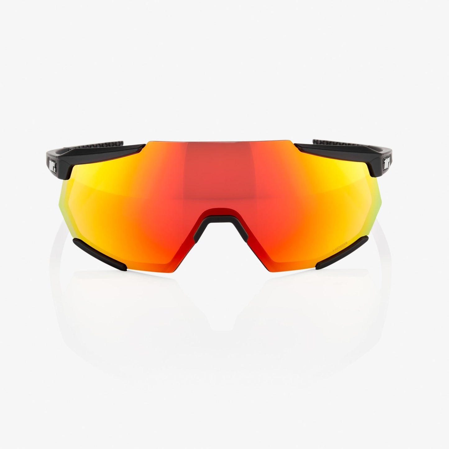 100%  RACETRAP® Soft Tact Black HiPER® Red Multilayer Mirror Lens + Clear Lens Included