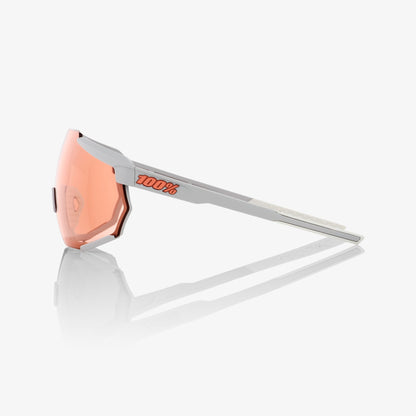 100%  RACETRAP® Soft Tact Stone Grey HiPER® Coral Lens (Clear Lens Incl.)