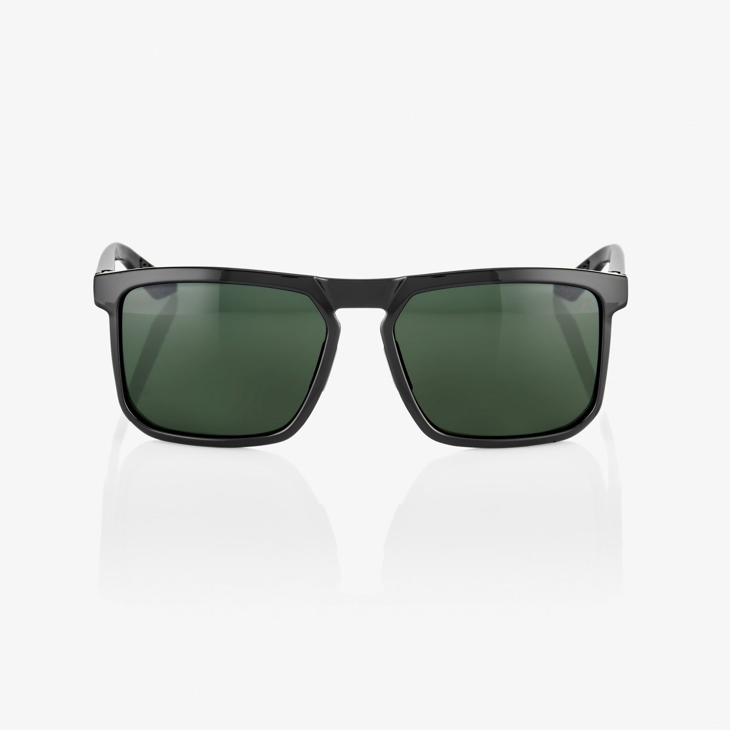 100%  RENSHAW Gloss Black - Grey Green Lens