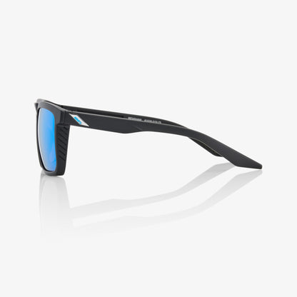 100%  RENSHAW Matte Black - HiPER® Blue Multilayer Mirror Lens