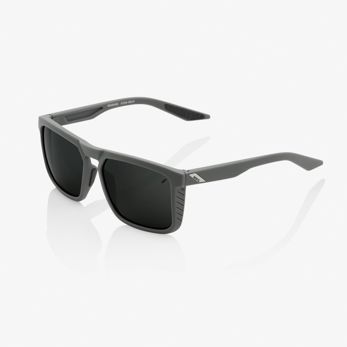 100%  RENSHAW Soft Tact Cool Grey - Black Mirror Lens