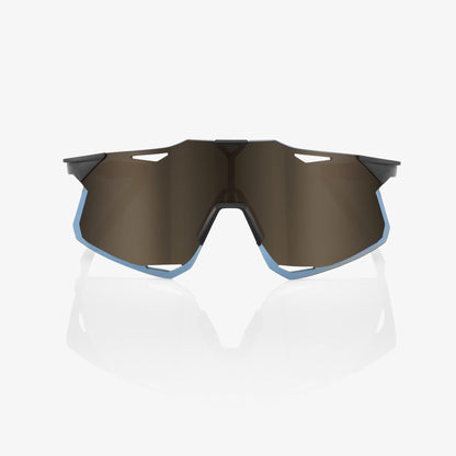 100% HYPERCRAFT - Matte Black - Soft Gold Mirror Lens (Incl. Clear Lens)