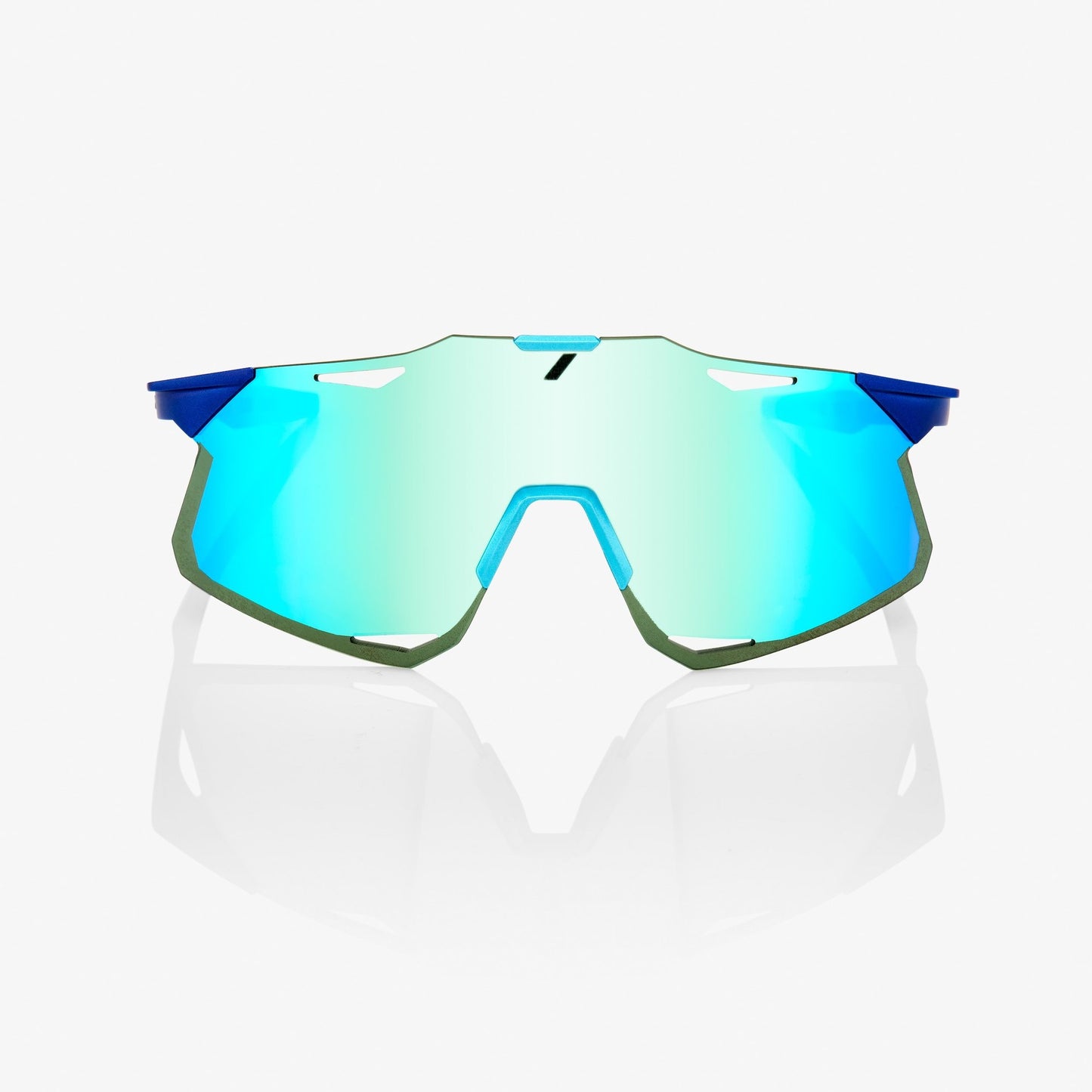 100% HYPERCRAFT - Matte Metallic Into the Fade - Blue Topaz Multilayer Mirror Lens (Incl. Clear Lens)