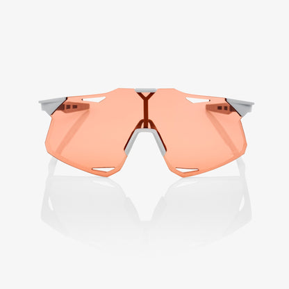 100% HYPERCRAFT - Matte Stone Grey - HiPER Coral Lens (Incl. Clear Lens)