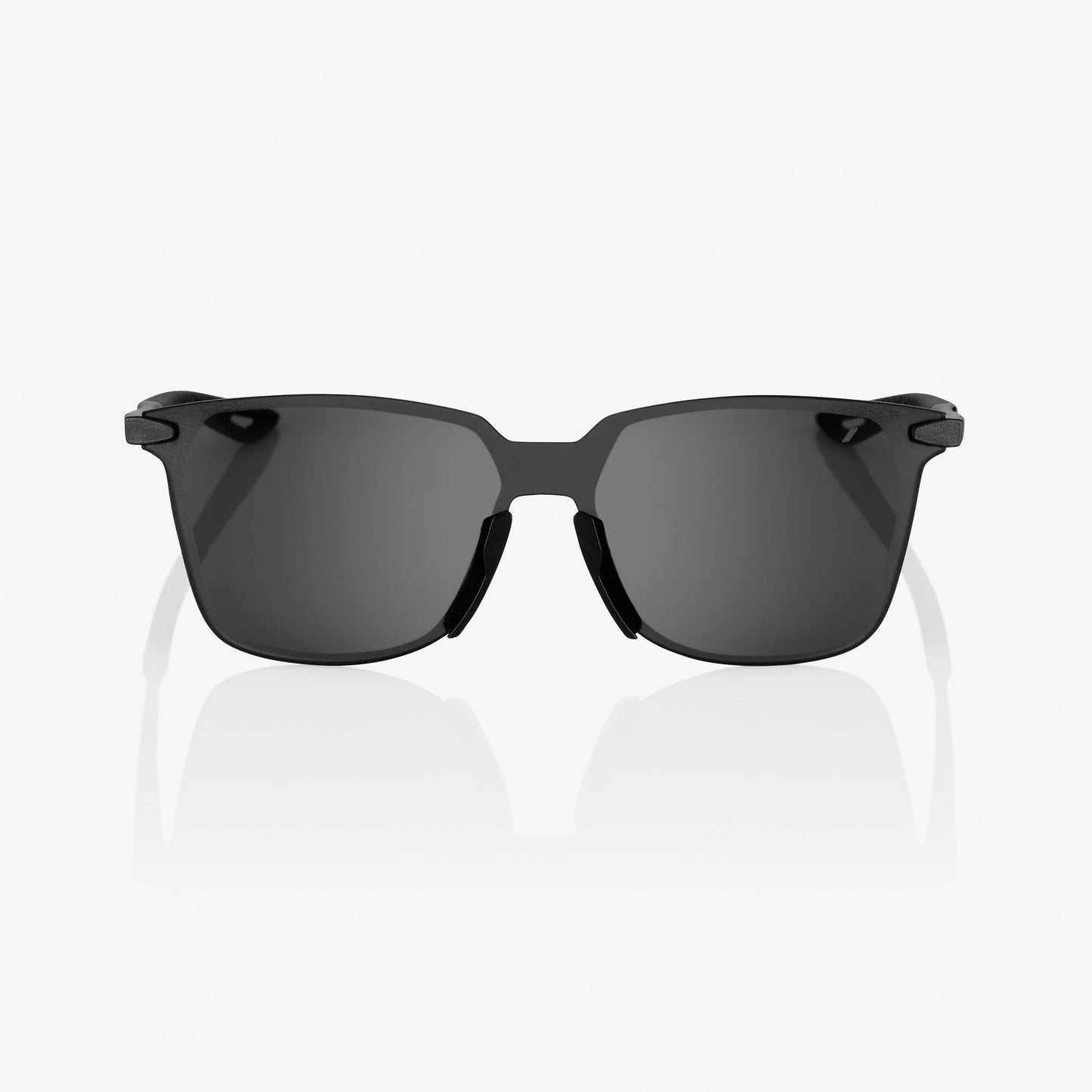 100%  LEGERE SQUARE Polished Black - Smoke Lens