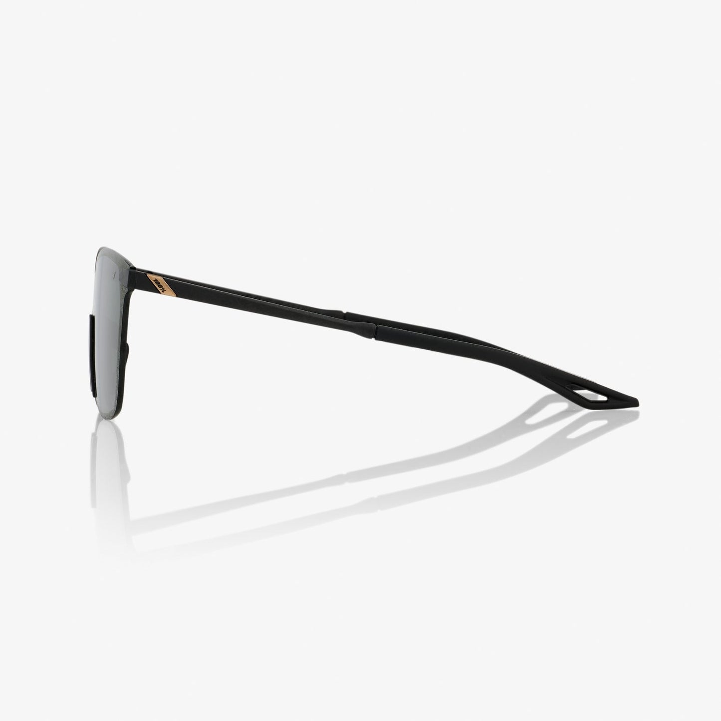 100%  LEGERE SQUARE Matte Black - Grey Green Lens