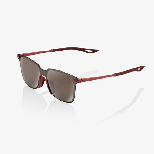 100%  LEGERE SQUARE Soft Tact Crimson - HiPER® Silver Mirror Lens