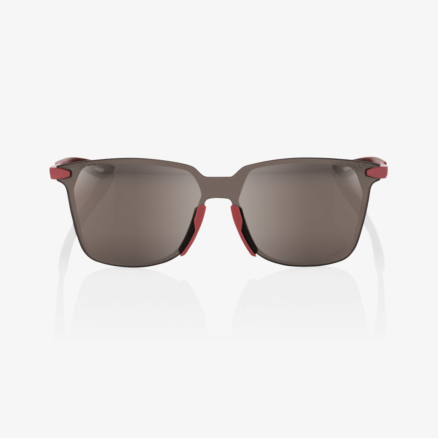 100%  LEGERE SQUARE Soft Tact Crimson - HiPER® Silver Mirror Lens