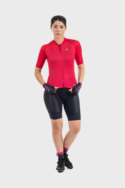 Ale Women Jersey Short Sleeves R-EV1 Silver Cooling